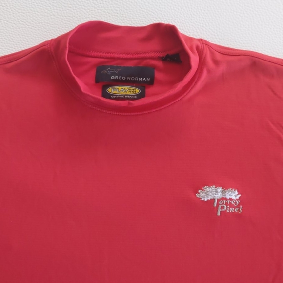mock turtleneck short sleeve golf 